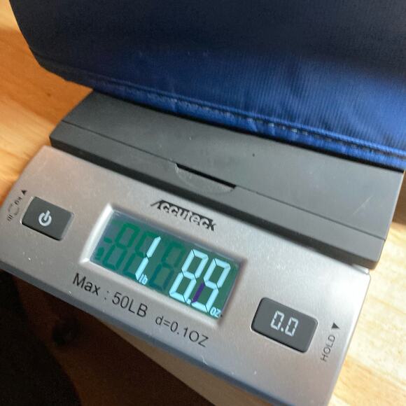 Olympic  Airways Vintage Royal Blue Vinyl Garment Bag. Pre-Owned - Picture 11 of 11